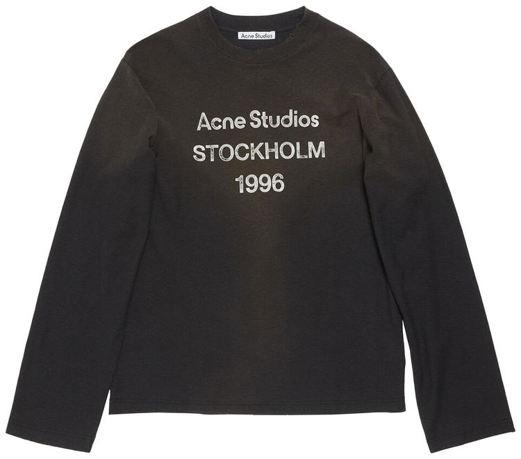 Acne Studios T Shirt Faded Black