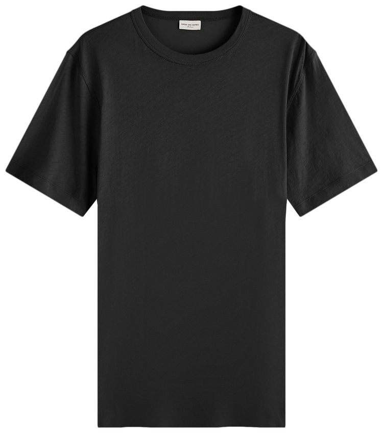 Dries Van Noten Habba Short Sleeve T Shirt Black