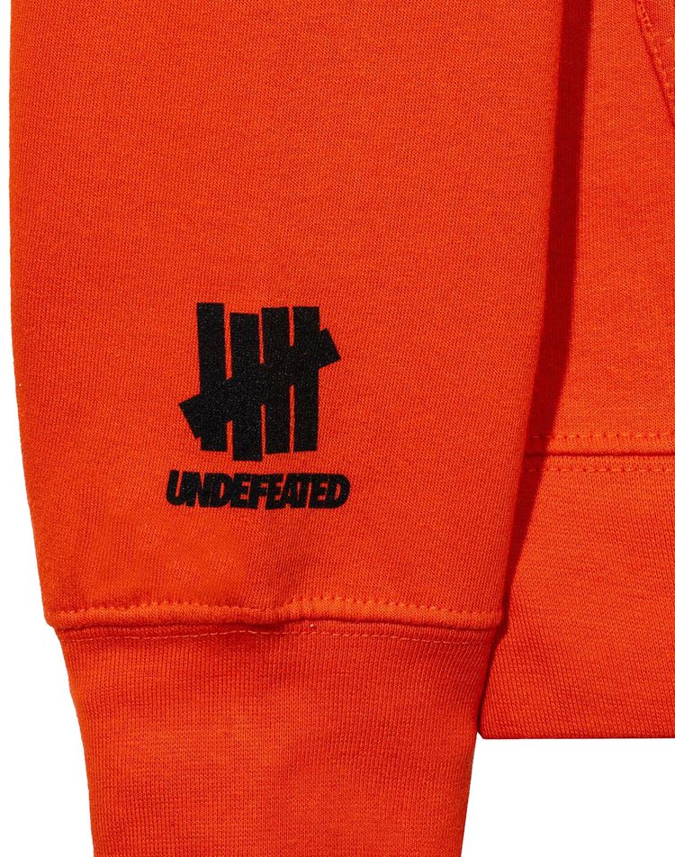 Anti Social Social Club x Undefeated Still Paranoid Hoodie Orange