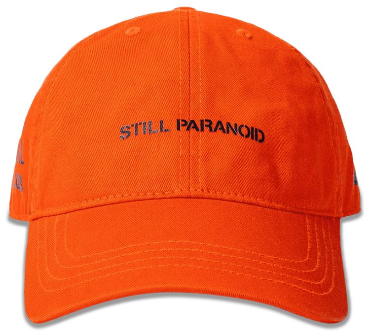 Anti Social Social Club x Undefeated Still Paranoid Cap Orange