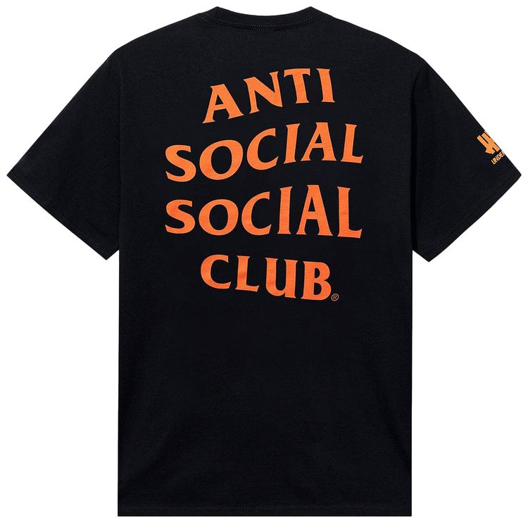 Anti Social Social Club x Undefeated Still Paranoid Tee Black