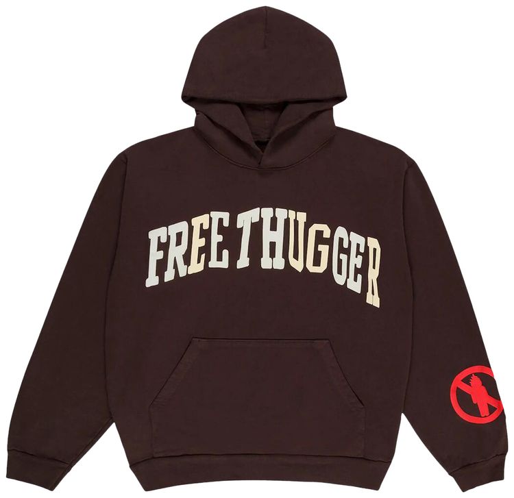 Cactus Plant Flea Market x Cactus Jack by Travis Scott Free Thugger Hoodie Brown