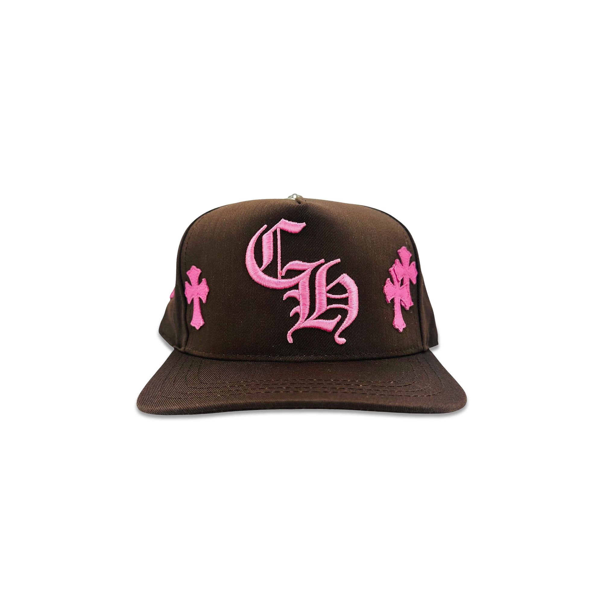 Chrome Hearts Cross Patch Hat 'Brown/Pink'