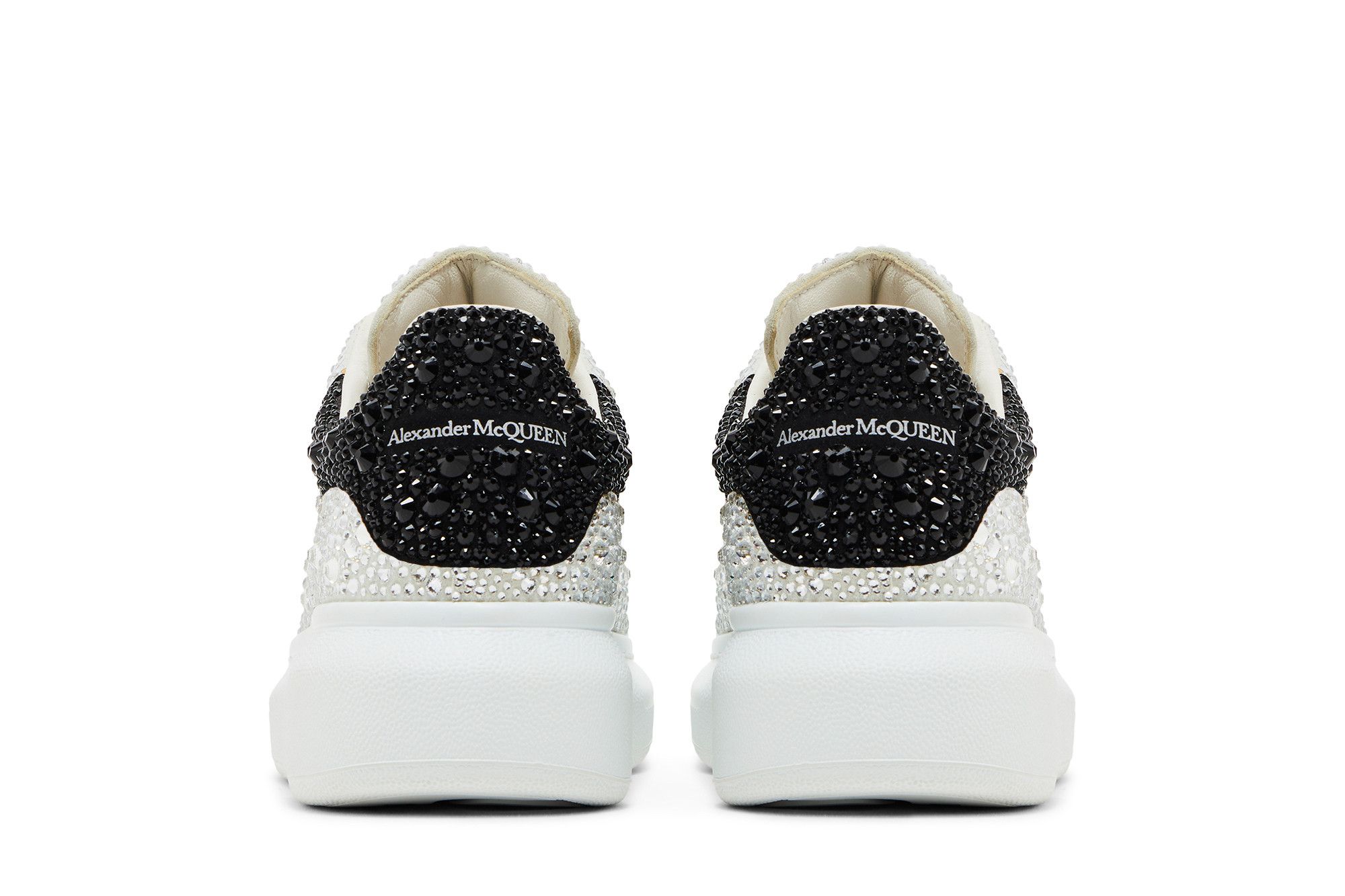 Buy Alexander McQueen Wmns Oversized Sneaker 'White Black Buy Alexander McQueen Wmns Oversized Sneaker 'White Black