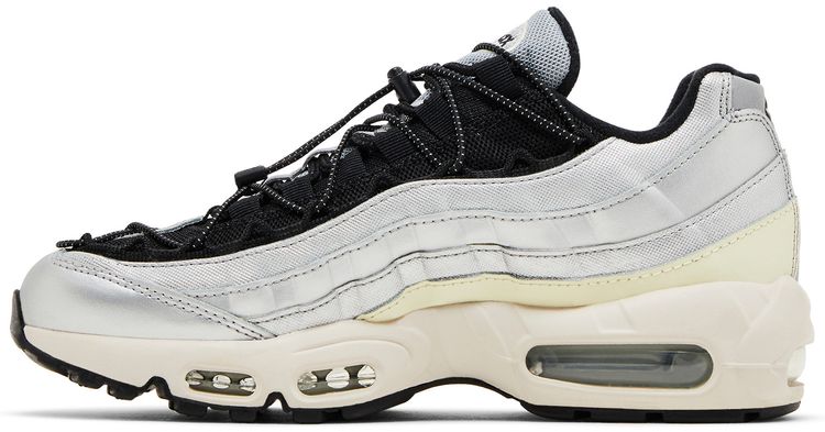 Nike Wmns Air Max 95 Speed Lacing Metallic Silver
