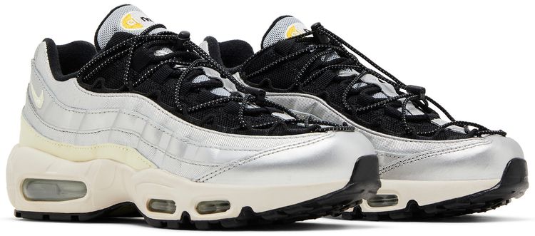 Nike Wmns Air Max 95 Speed Lacing Metallic Silver