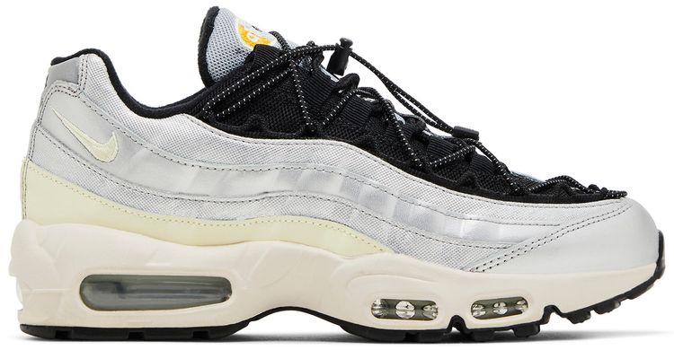 Nike Wmns Air Max 95 Speed Lacing Metallic Silver