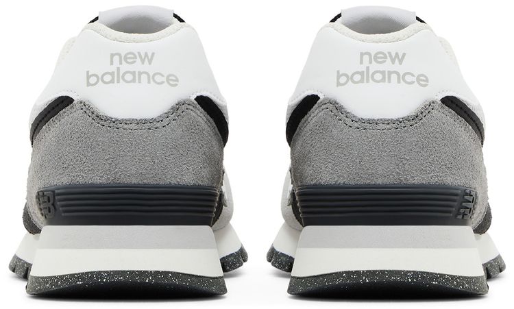 New Balance 574 Big Kid Blacktop White