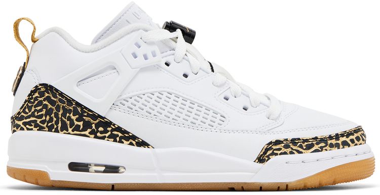 Air Jordan Spizike Low GS White Black Metallic Gold