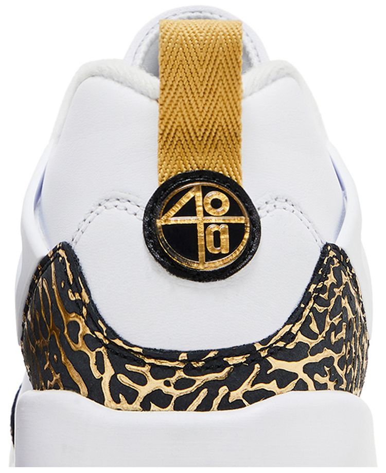 Air Jordan Spizike Low GS White Black Metallic Gold