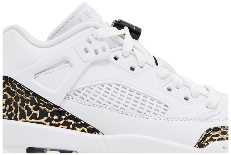 Air Jordan Spizike Low GS White Black Metallic Gold