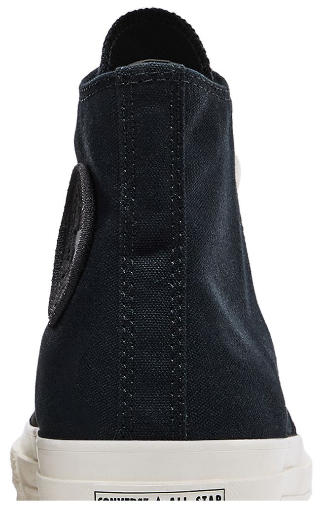 Converse Chuck 70 Luxe High Black Dark Matter Fuzzy Laces