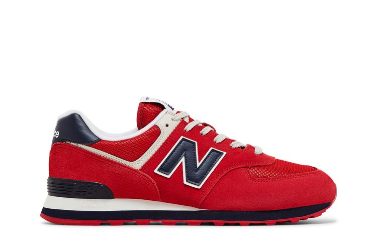 New Balance 574 Red Navy Blue
