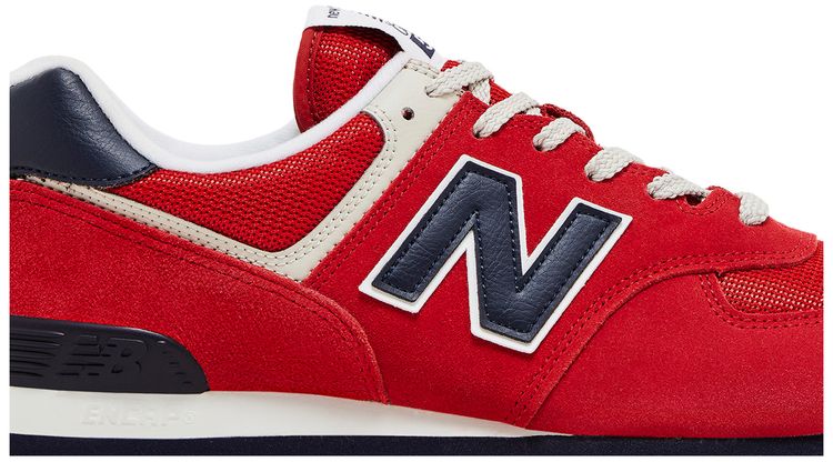 New Balance 574 Red Navy Blue