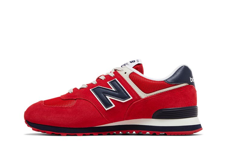 New Balance 574 Red Navy Blue