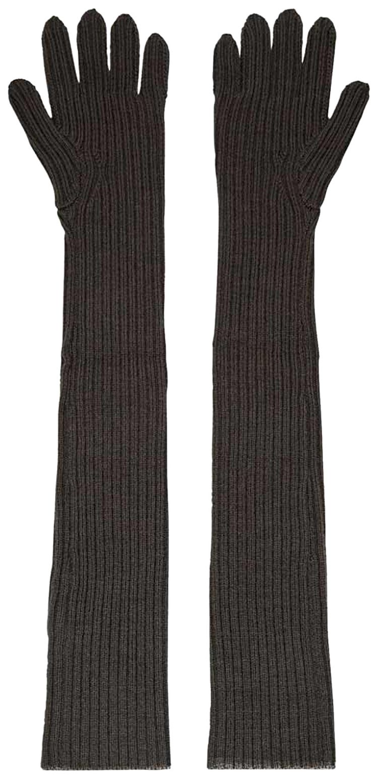 Dries Van Noten Musk Gloves Grey