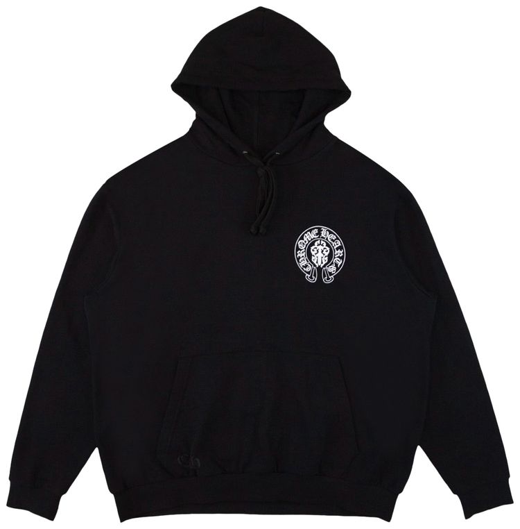 Chrome Hearts American Flag Horseshoe Hoodie BlackWhiteMulticolor