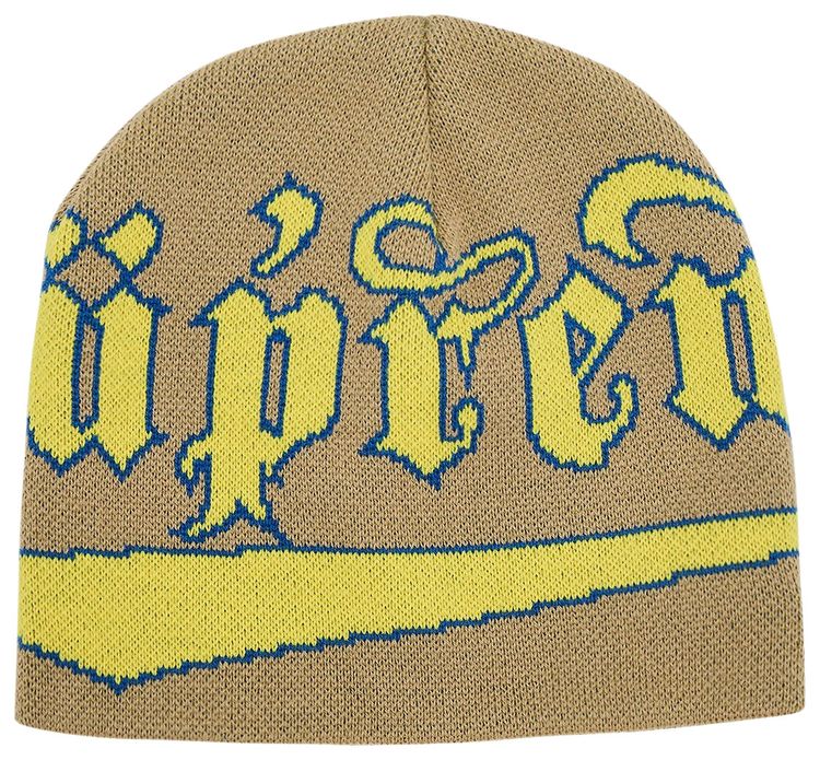 Supreme New Era Accent Beanie Khaki