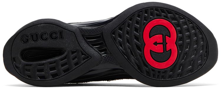 Gucci Wmns Run Sneaker GG Crystal   Black