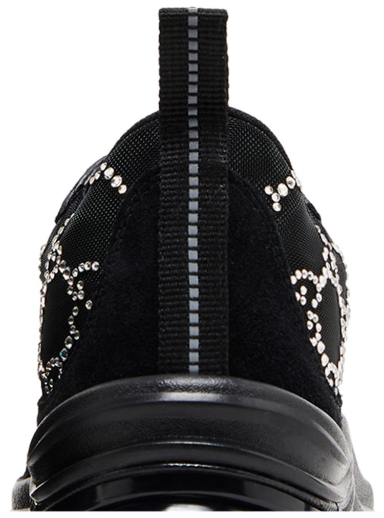 Gucci Wmns Run Sneaker GG Crystal   Black