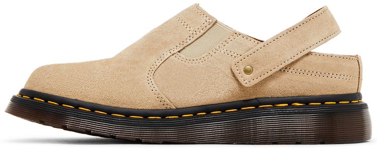 Isham Desert Oasis Suede Mule Parchment Beige