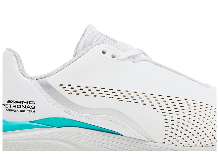 Mercedes AMG Petronas F1 x Puma Drift Cat Decima White Sheen Green