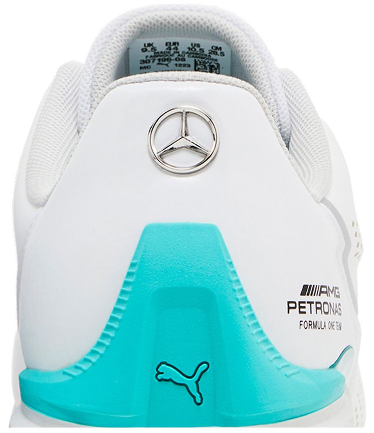 Mercedes AMG Petronas F1 x Puma Drift Cat Decima White Sheen Green