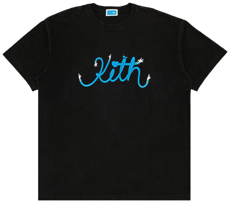 Kith x Disney Donald Duck Arms Vintage Tee Black