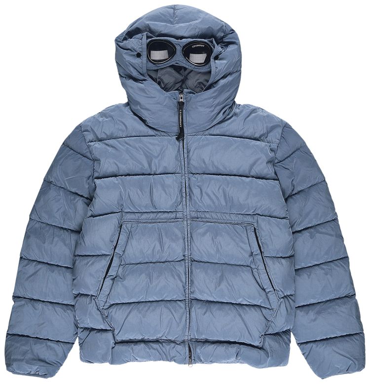 CP Company Chrome R Goggle Down Jacket Flint Stone