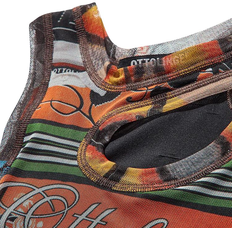 Ottolinger Mesh Tank Top Polo Print