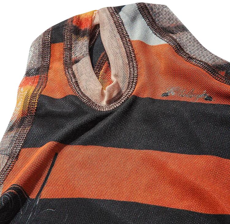 Ottolinger Mesh Tank Top Polo Print