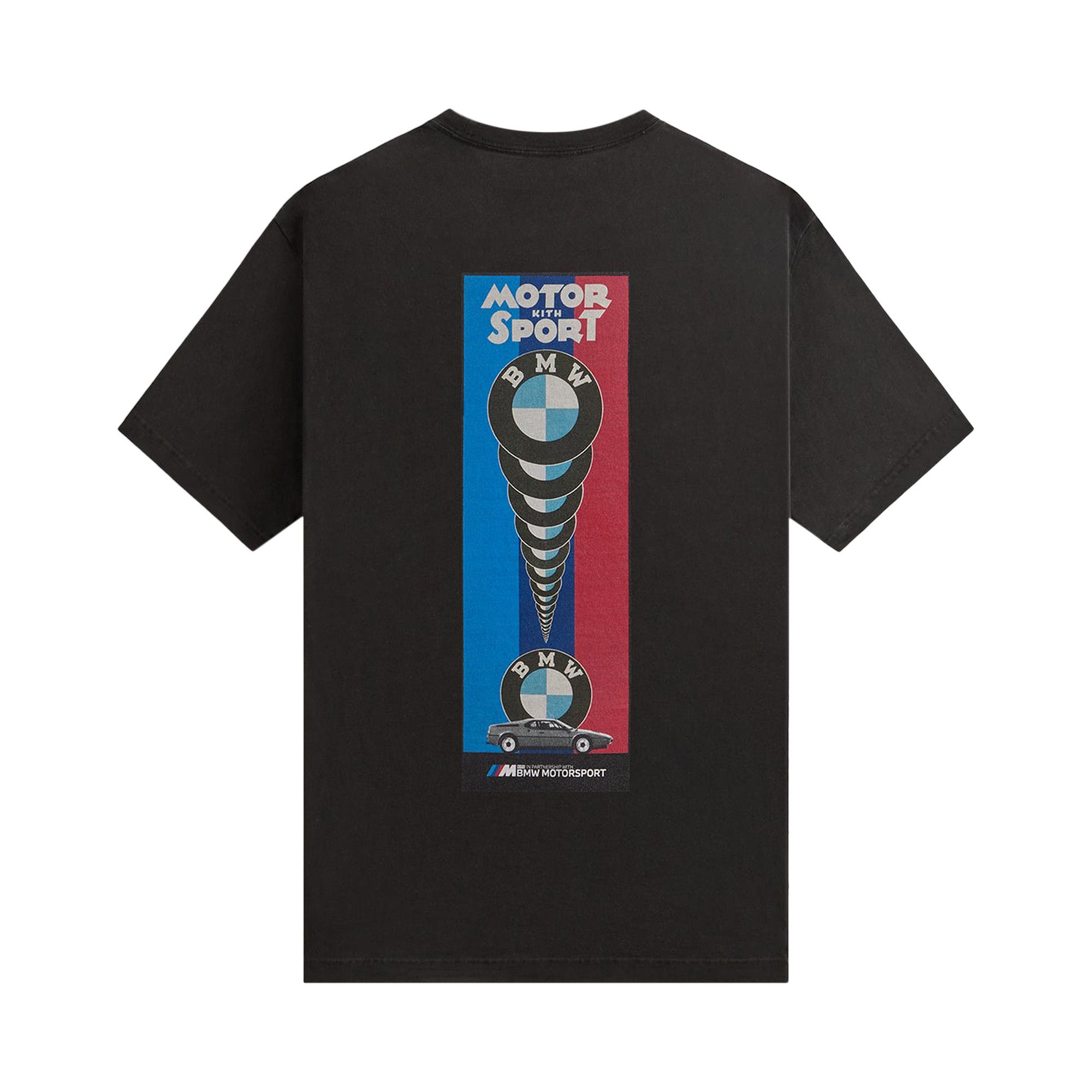Kith x BMW Technoviolet Vintage Tee Black Men's - FW24 - US