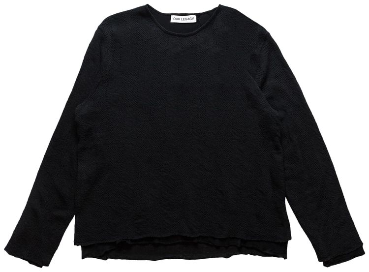 Our Legacy Long Sleeve Sweater Black