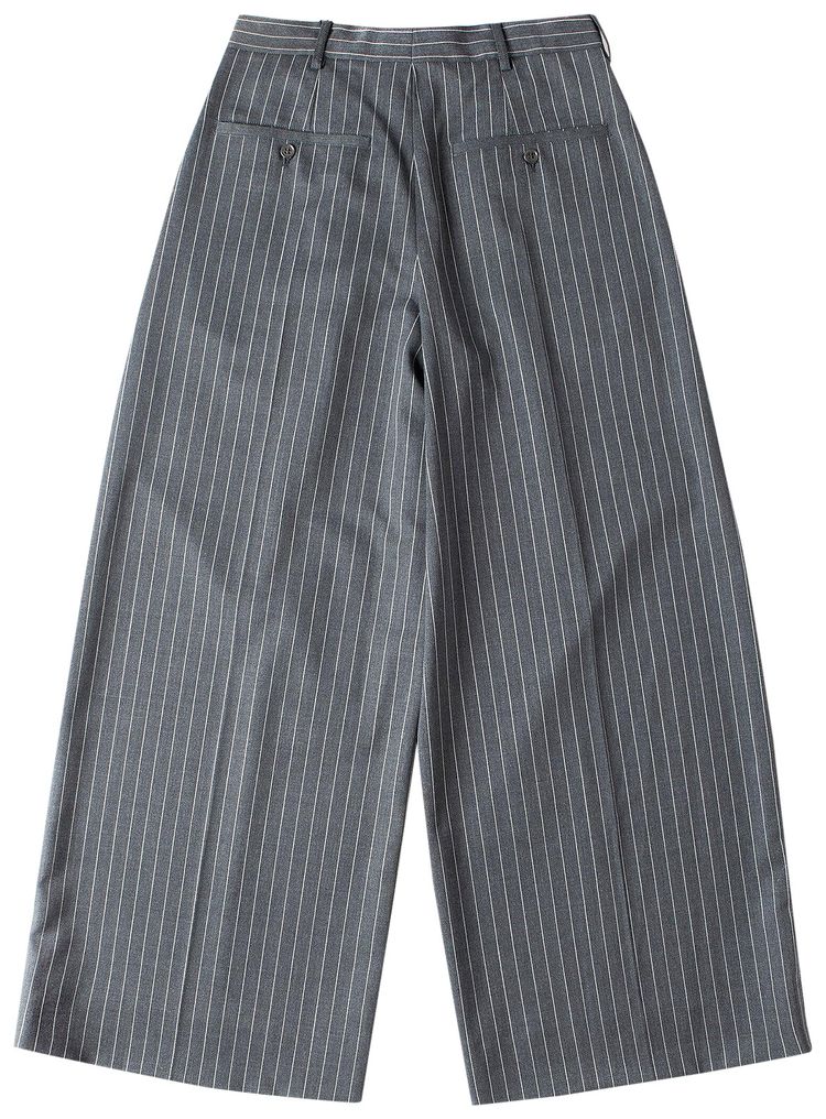 Simone Rocha Pleated Wide Leg Trouser Grey