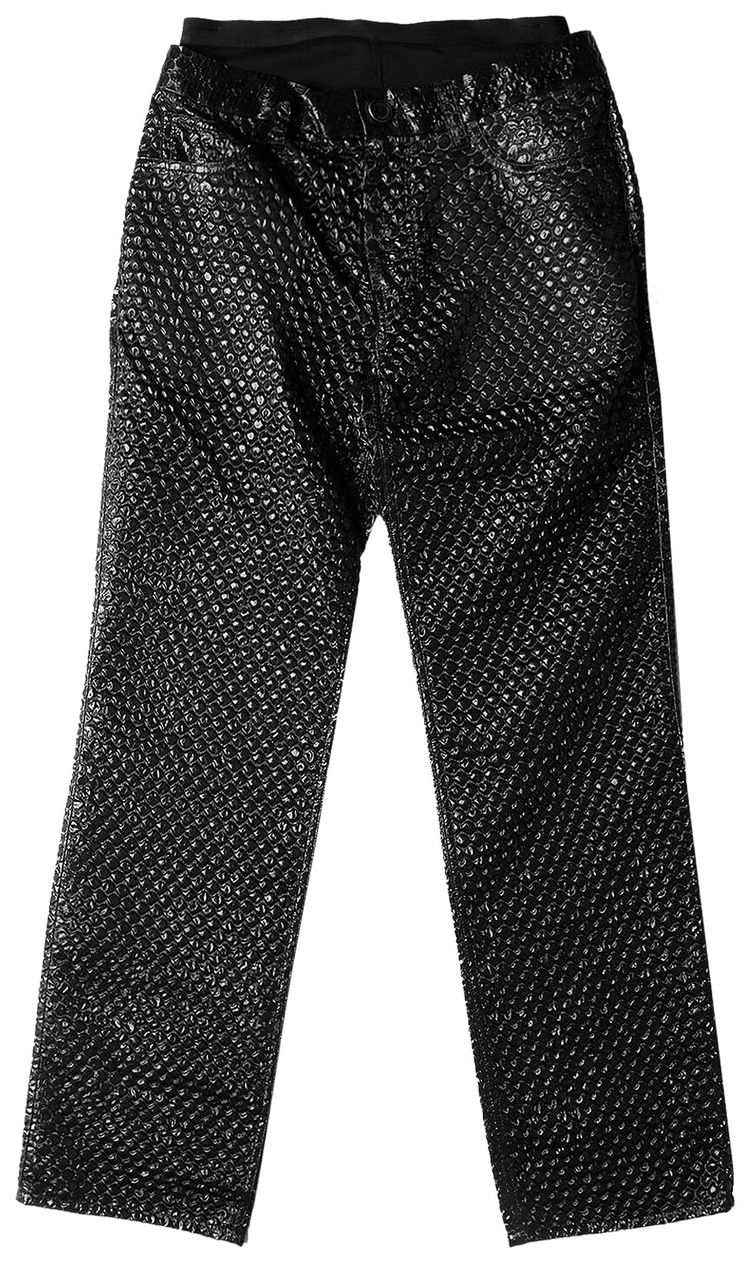 Helmut Lang Hole Punched Worker Pants Black