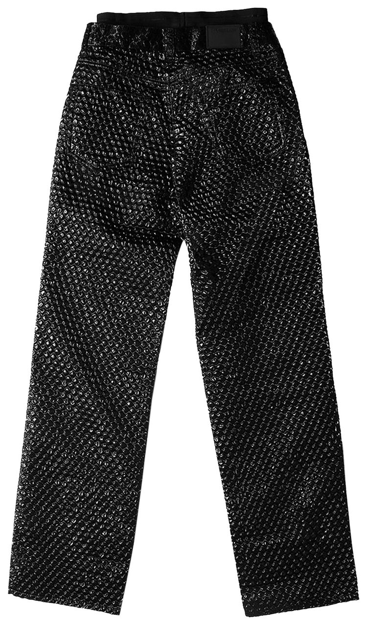 Helmut Lang Hole Punched Worker Pants Black