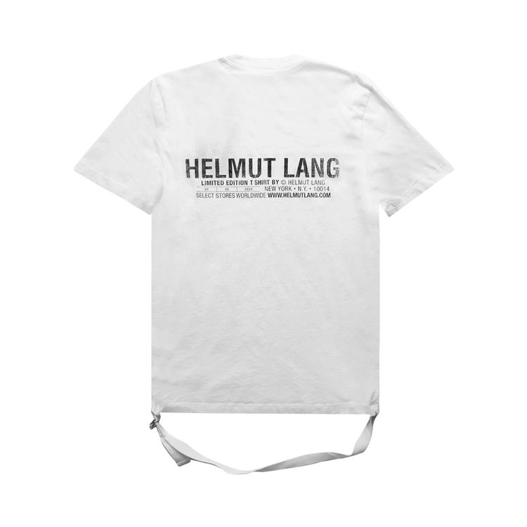 Helmut Lang New York Seatbelt Tee White