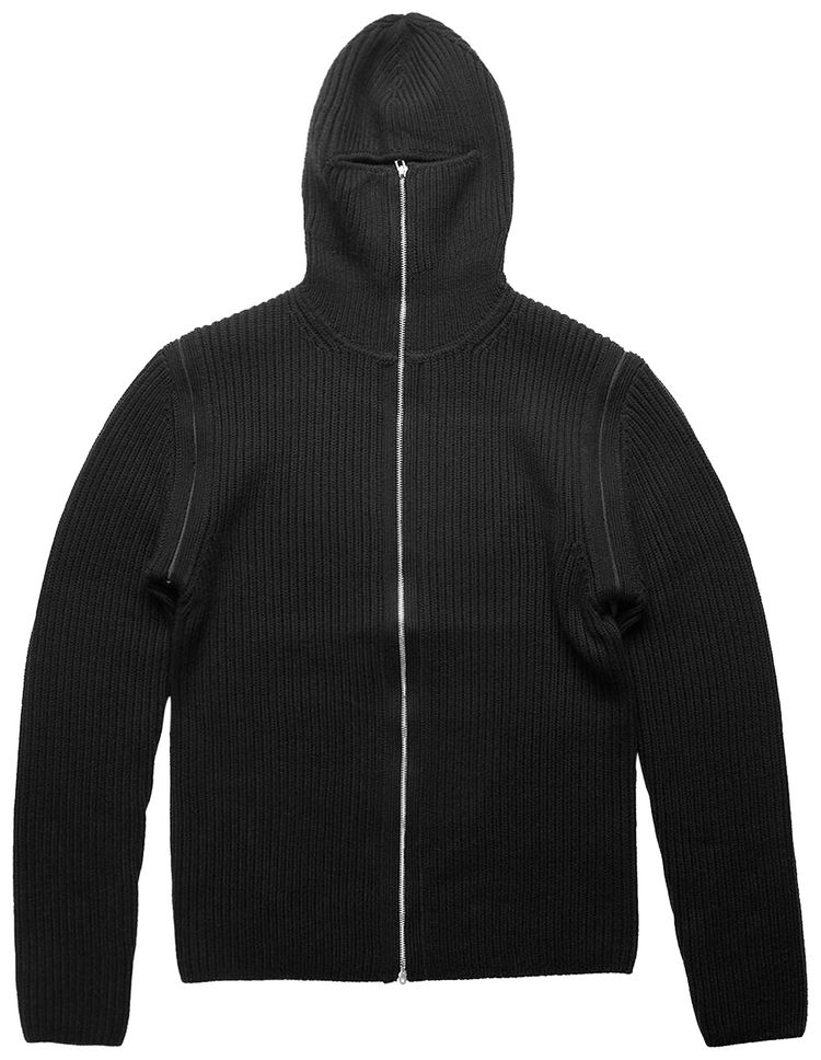 Helmut Lang Safety Balaclava Hoodie Black