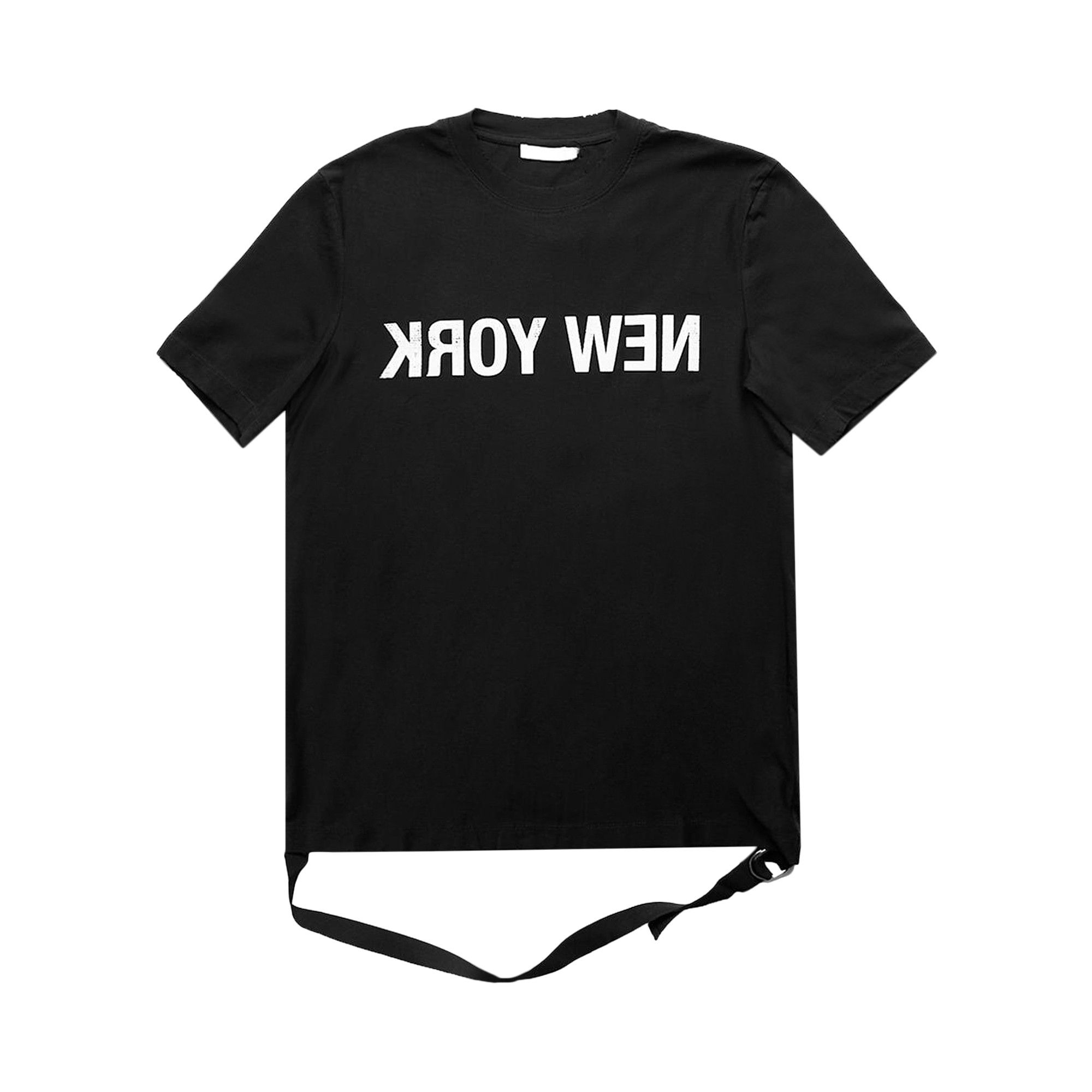 【関税込み】Helmut Lang ブラック New York Seatbelt Tシャツ Buy Helmut Lang New York Seatbelt Tee 'Black' - O06HM512 001