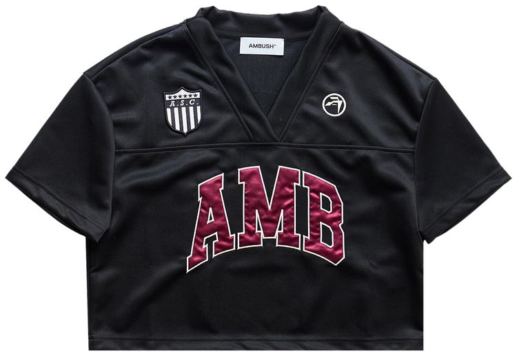 Ambush 34 Crop T Shirt Black