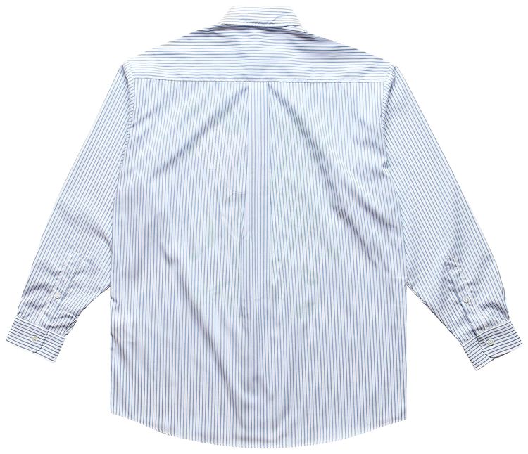 Sky High Farm Workwear Mindblown Print Button Shirt Blue