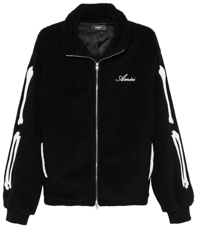 Amiri Bones Fleece Jacket Black