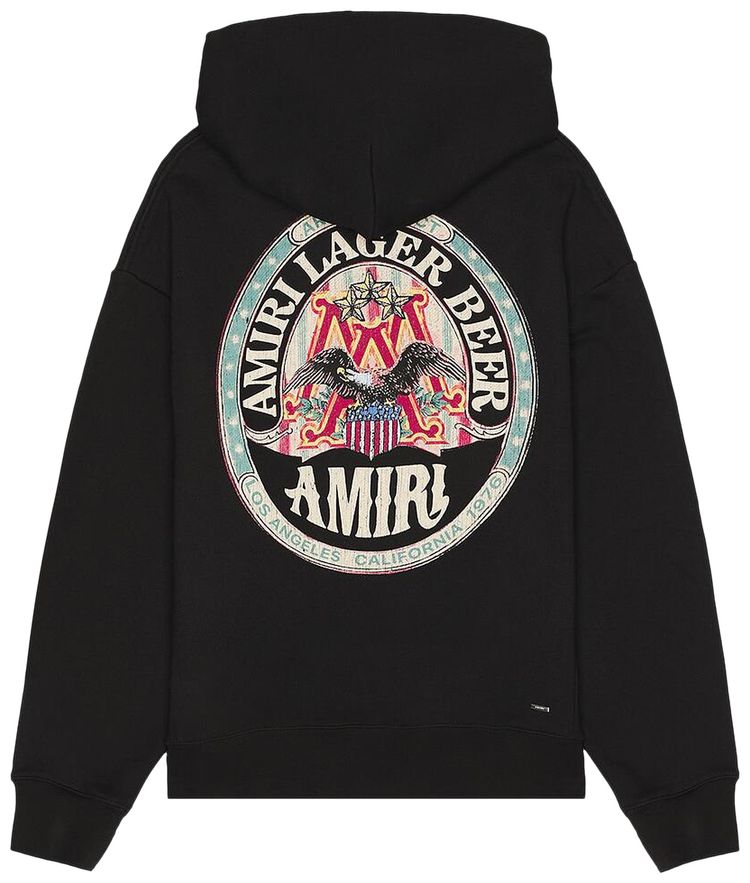 Amiri Eagle Oversized Hoodie Black