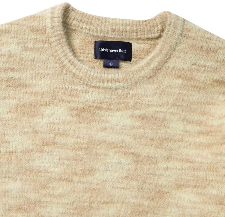 thisisneverthat Static Knit Sweater Beige