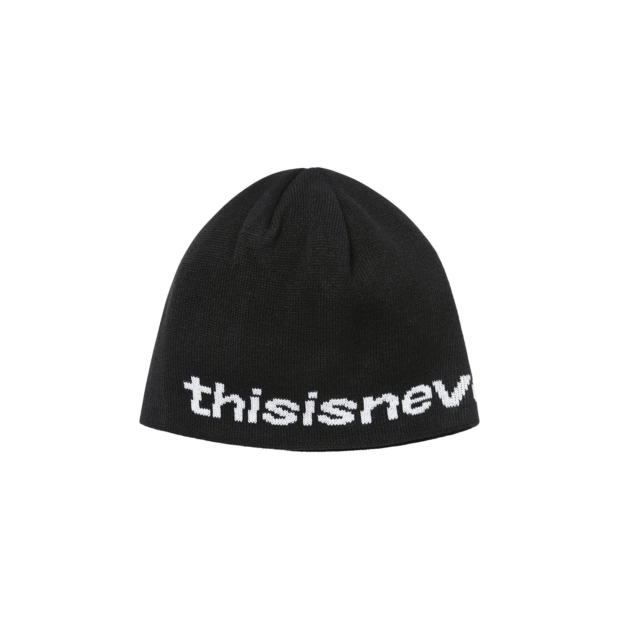 Buy thisisneverthat Sp-Logo No Cuff Beanie 'Black' - TN243KHWBE03