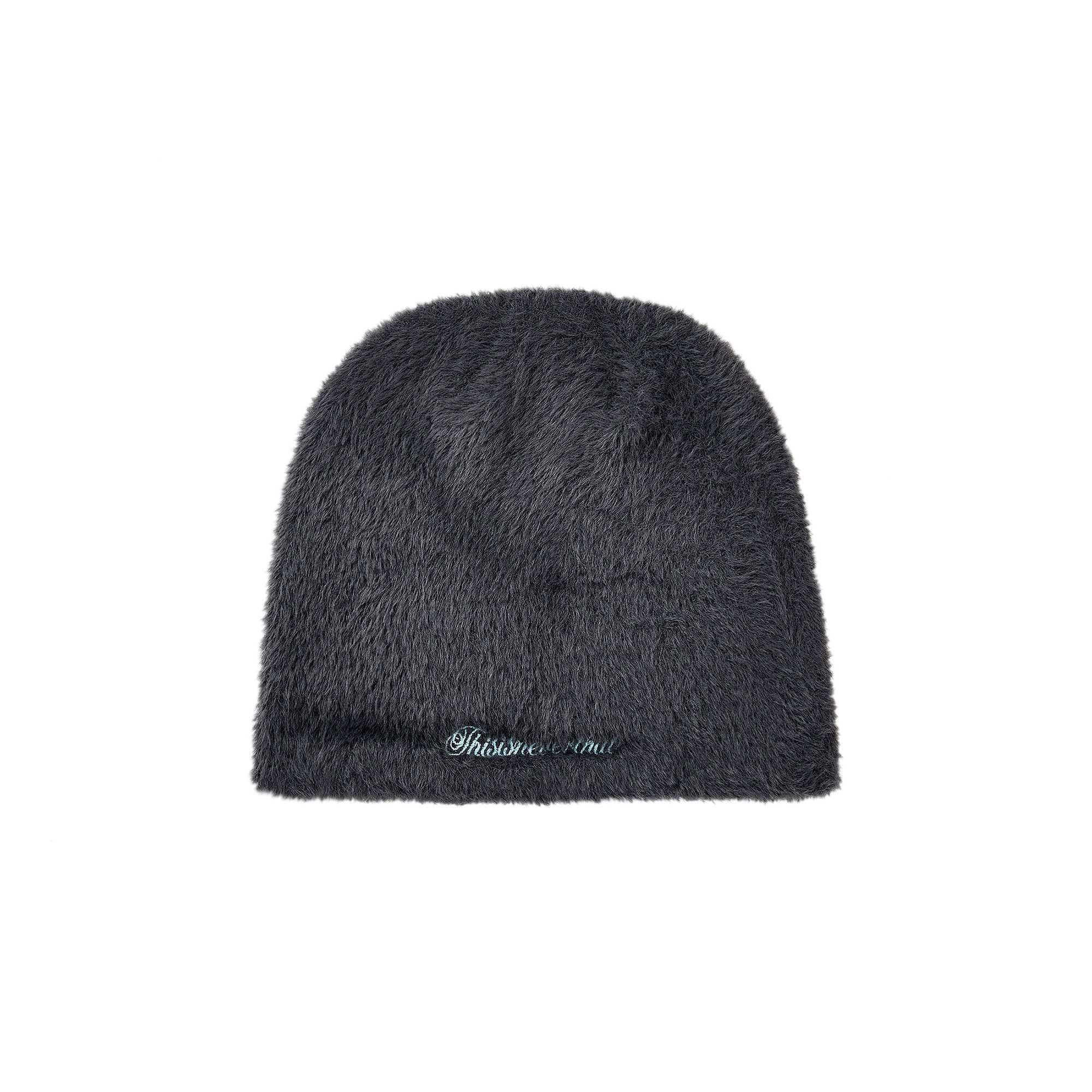 Buy thisisneverthat Shaggy No Cuff Beanie 'Charcoal