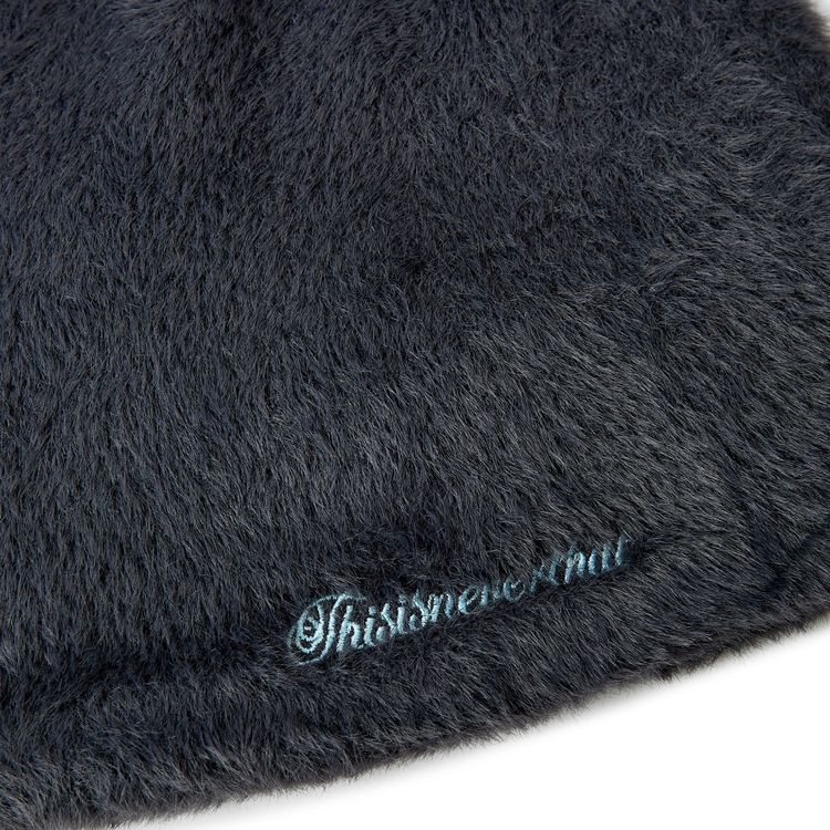 thisisneverthat Shaggy No Cuff Beanie Charcoal