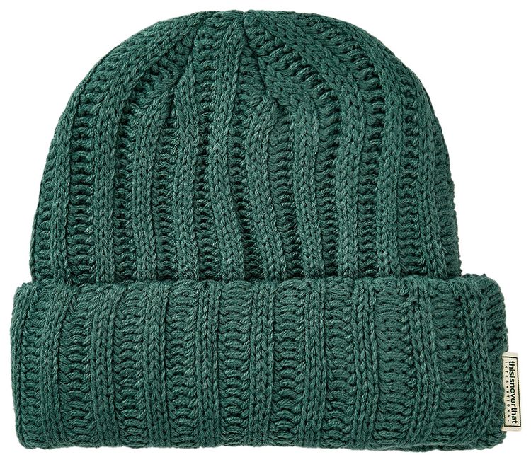thisisneverthat Low Gauge Ribbed Beanie Moss