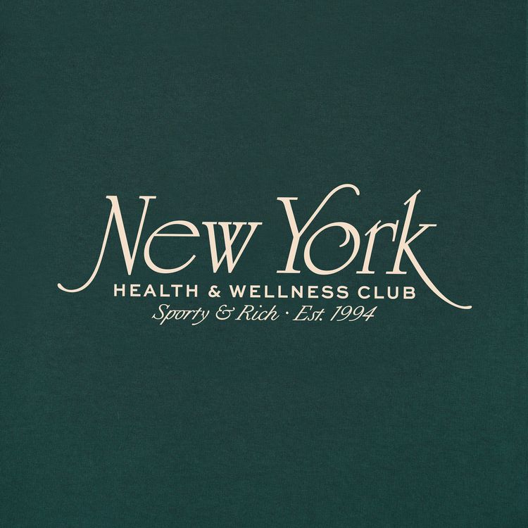 Sporty  Rich NY 94 Sweatpant ForestCream