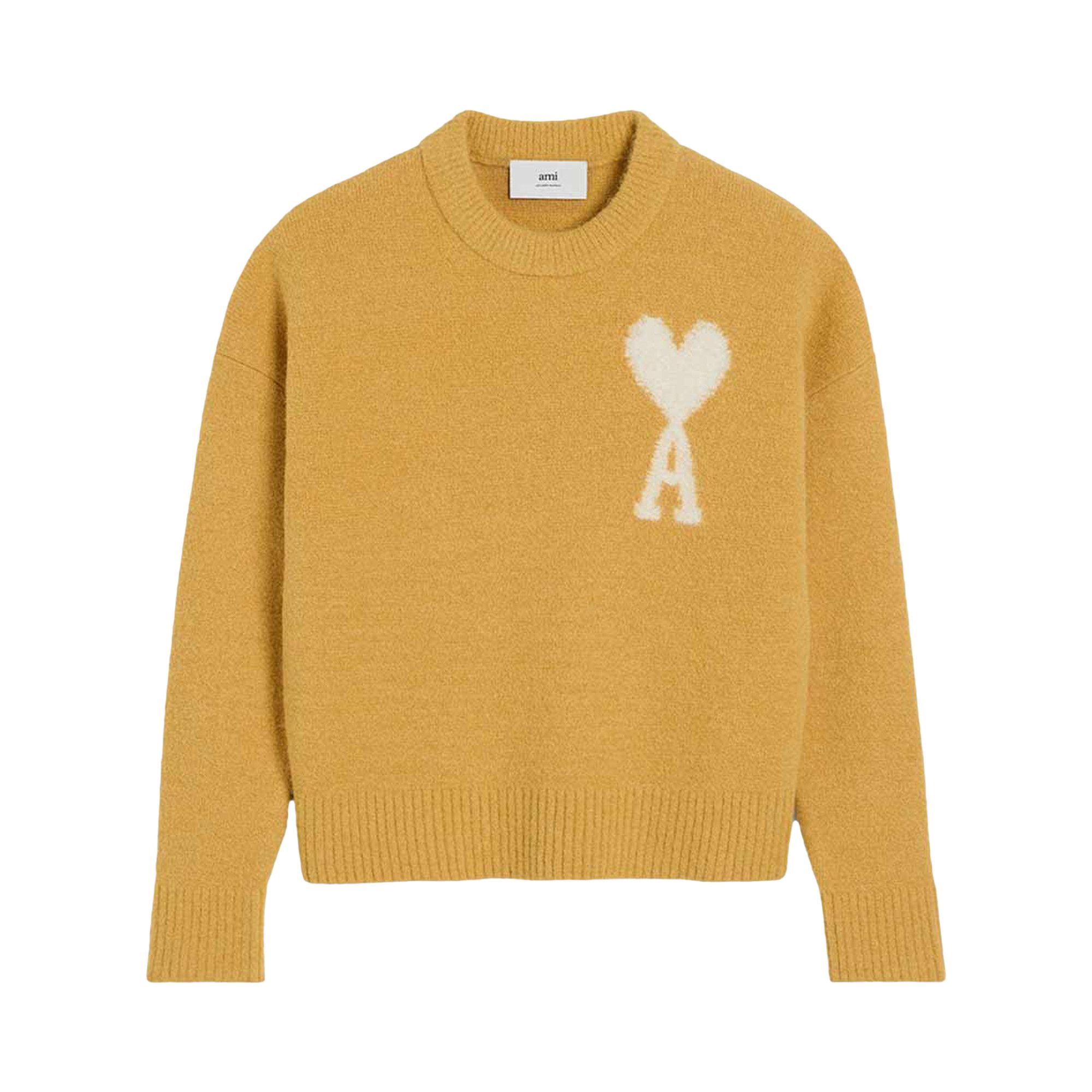 Buy Ami ADC Sweater 'Mustard' - UKS025 KN0032 724 | GOAT NL